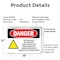 Signmission Hot Surface Sign, 12 in H x 18 in W, Plastic, Hot Surface! Hot Exhaust! High OS-2PACK-DS-P-1218-L-2185 - alternate 8